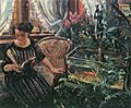 Lovis Corinth Dame am Goldfischbassin 1911