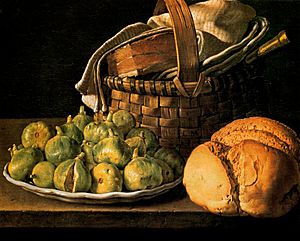 Archivo:Luis Melendez, Still Life with Figs, Musee du Louvre
