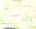 Map commune FR insee code 72027