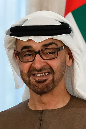 Archivo:Mohammed bin Zayed Al Nahyan - 2021 (51683733605) (cropped)