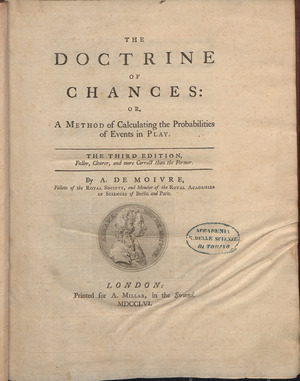 Archivo:Moivre - Doctrine of chances, 1761 - 722666