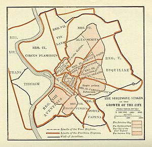 Archivo:Platner - Ancient Rome city growth