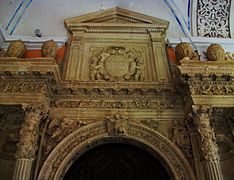 Portada de la sagristia del Col·legi de sant Doménec d'Oriola