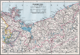 Provincia prusiana de Pomerania en 1905