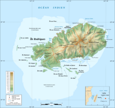 Rodrigues Island topographic map-fr.svg