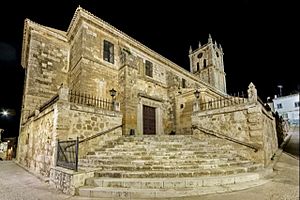 Archivo:San Millán nocturno (Baltanás)