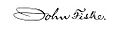Signature of Historian John Fiske