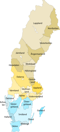 Provinces of Sweden