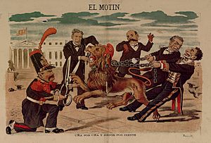 Archivo:Uña por uña y diente por diente, de Demócrito, El Motín, 160 de octubre de 1881