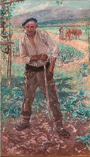 Archivo:'Villager from Bakio' by Adolfo Guiard, 1886