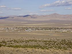 2012-10-20 View of Wells in Nevada from Angel Lake Road (Nevada State Route 231).jpg