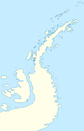 Islas Tierra Firme ubicada en Península Antártica