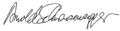 Arnold Schwarzenegger Signature
