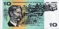Archivo:Australian $10 - original series - reverse