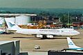 C-FFUN B747-124 Garuda(lsd fm Nationair) MAN JUN92 (6456274121)