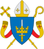 Coat of arms of the Diocese of Stockholm.svg