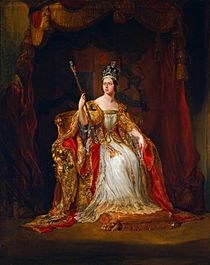 Archivo:Coronation portrait of Queen Victoria - Hayter 1838