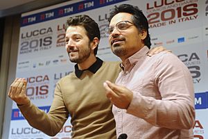 Archivo:Diego Luna and Michael Peña - Lucca Comics & Games 2018 03