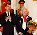 Dmitry Medvedev and Nadezhda Popova