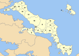 Euboea municipalities numbered.png