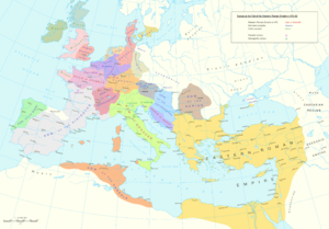 Archivo:Europe and the Near East at 476 AD