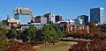Fallskyline of Columbia SC from Arsenal Hill