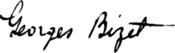 Georges Bizet signature.png