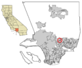 LA County Incorporated Areas East Pasadena highlighted