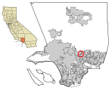 LA County Incorporated Areas East Pasadena highlighted.svg