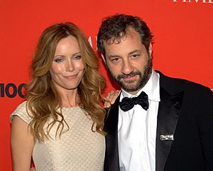 Archivo:Leslie Mann and Judd Apatow by David Shankbone