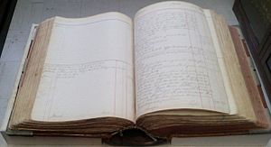 Archivo:Libro contabilidad de Rufino José Cuervo