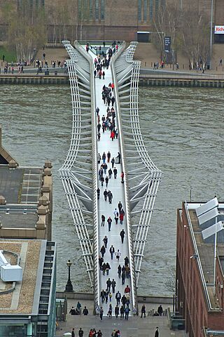 London Millennium Bridge from Saint Paul's.jpg
