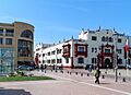 Los tribunales de justicia, frente a la Plaza de armas