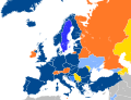 Major NATO affiliations in Europe