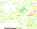 Map commune FR insee code 64231