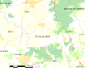 Map commune FR insee code 72369