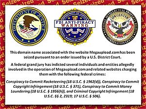 Archivo:MegaUpload FBI-Banner