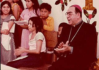 Monseñor Arturo Rivera Damas 28 de febrero de 1981.jpg