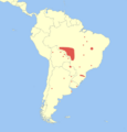 Ozotoceros bezoarticus map