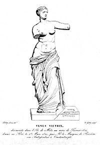 Archivo:Paris Louvre Venus de Milo Debay drawing