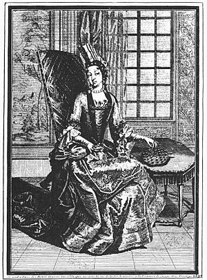 Archivo:Peg Solitaire 1687 on Portrait of Princess Soubise by Claude-Auguste Berey