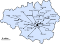 Peterloo contingents map