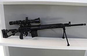 Archivo:SVDM sniper rifle at Military-technical forum ARMY-2016 01