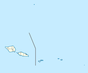 Apia ubicada en Samoa