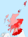 Scottish independence referendum results