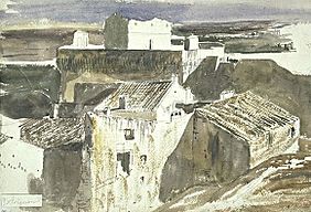 Archivo:Une tour des remparts de Villeneuve-lès-Avignon