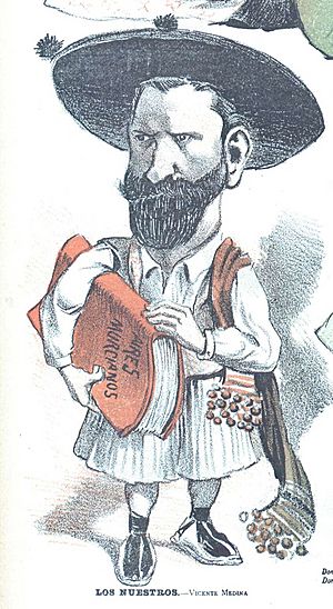 Archivo:Vicente Medina, Don Quijote, 1 de agosto de 1902 (cropped)