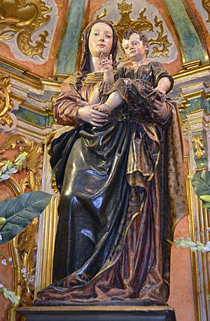 Archivo:Virgen Niño Merced catedral Huelva