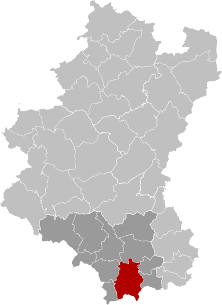 Virton Luxembourg Belgium Map