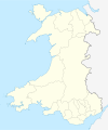 Wales location map